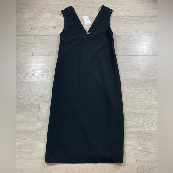 Filippa K Black CutOut V-neck Cocktail Dress - Picture 4 of 13